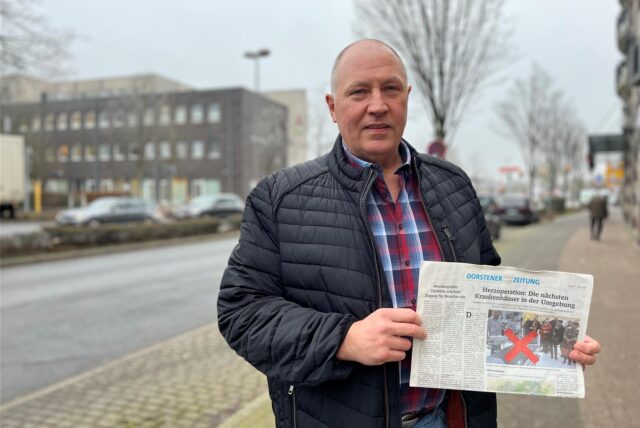 Klaus Peeters will mit einer Online-Petition die kardiologische Notfallversorgung in Dorsten retten.