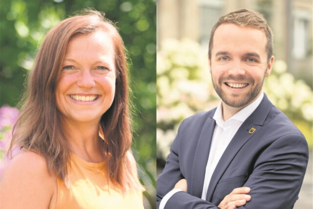 Anita Horn l., Marcel Mittelbach r.
