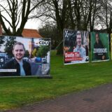 Wahlplakate in Dorsten