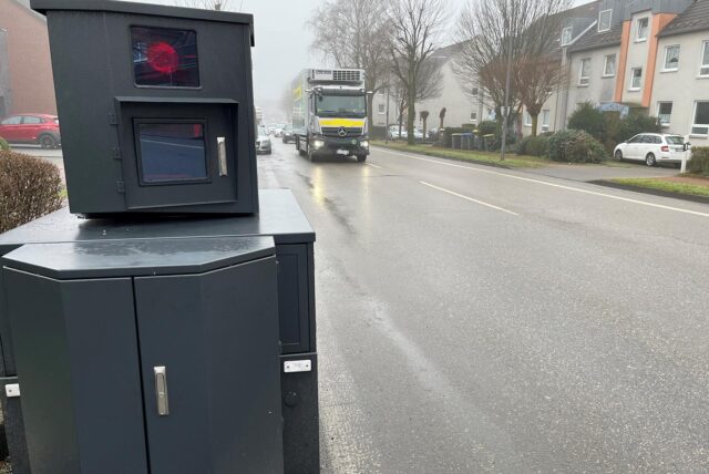 Panzerblitzer Roland stand zuletzt an der Münsterstraße.