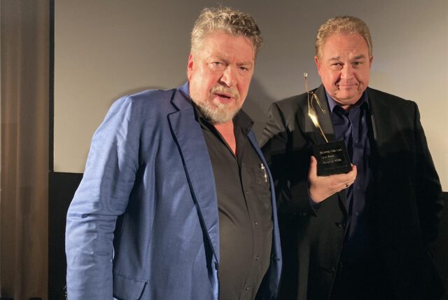 Bei der Verleihung des Donnepp Media Awards in Marl gaben sich am Mittwochabend (29. Januar) auch Armin Rohde und Oliver Kalkofe die Ehre.