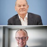 Die Kanzlerkandidaten für die Bundestagswahl 2025 – Olaf Scholz, Friedrich Merz, Robert Habeck und Alice Weidel – sind vor dem Wahltermin in verschiedenen TV-Duellen und Gesprächsrunden zu sehen.