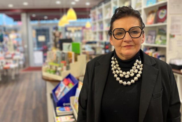 Martina Tielker schließt ihre Buchhandlung Leselust an der Münsterstraße.