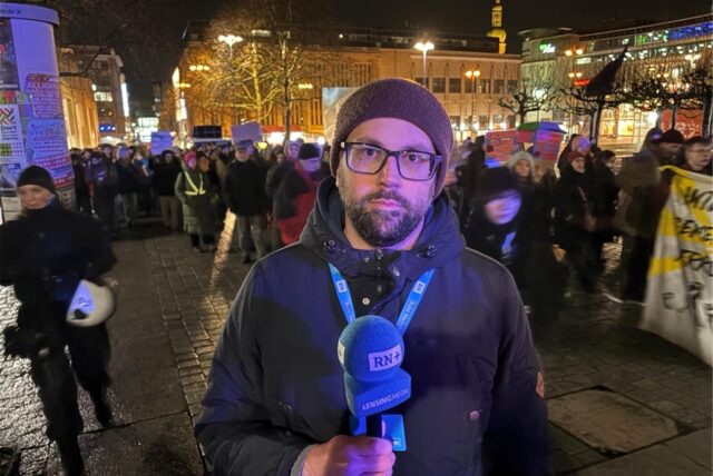 Unser Reporter Dennis Pesch berichtete von der Demonstration gegen rechts in Dortmund.