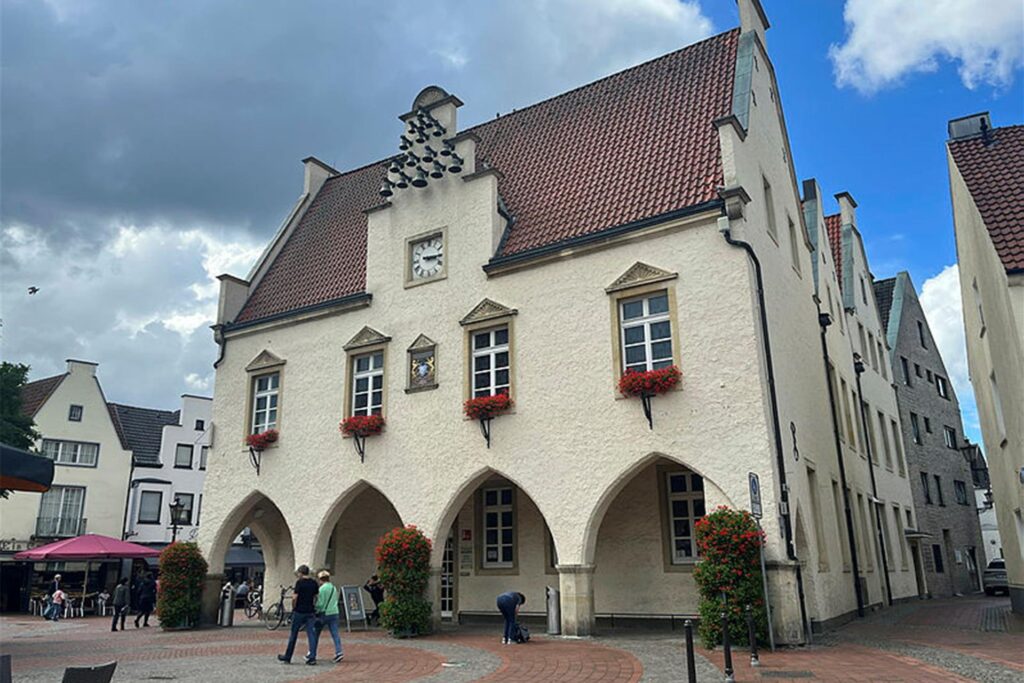 Außenansicht des Alten Rathauses in Haltern Außenansicht des Alten Rathauses in Haltern