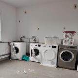 Bei Sanierungsarbeiten sind Waschküchen von Wohnungen der Wohnungsgesellschaft Recklinghausen an der Jägerstraße im Stadtteil Süd verdreckt hinterlassen worden.