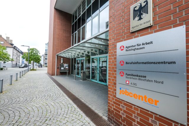 Die Agentur für Arbeit an der Wickingstraße in Recklinghausen