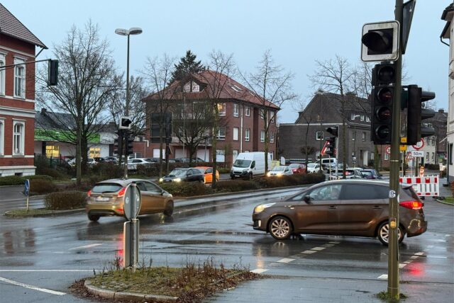 Die Kreuzung an der Ampel Marler Straße/Bochumer Straße ist am Donnerstag erneut ausgefallen.