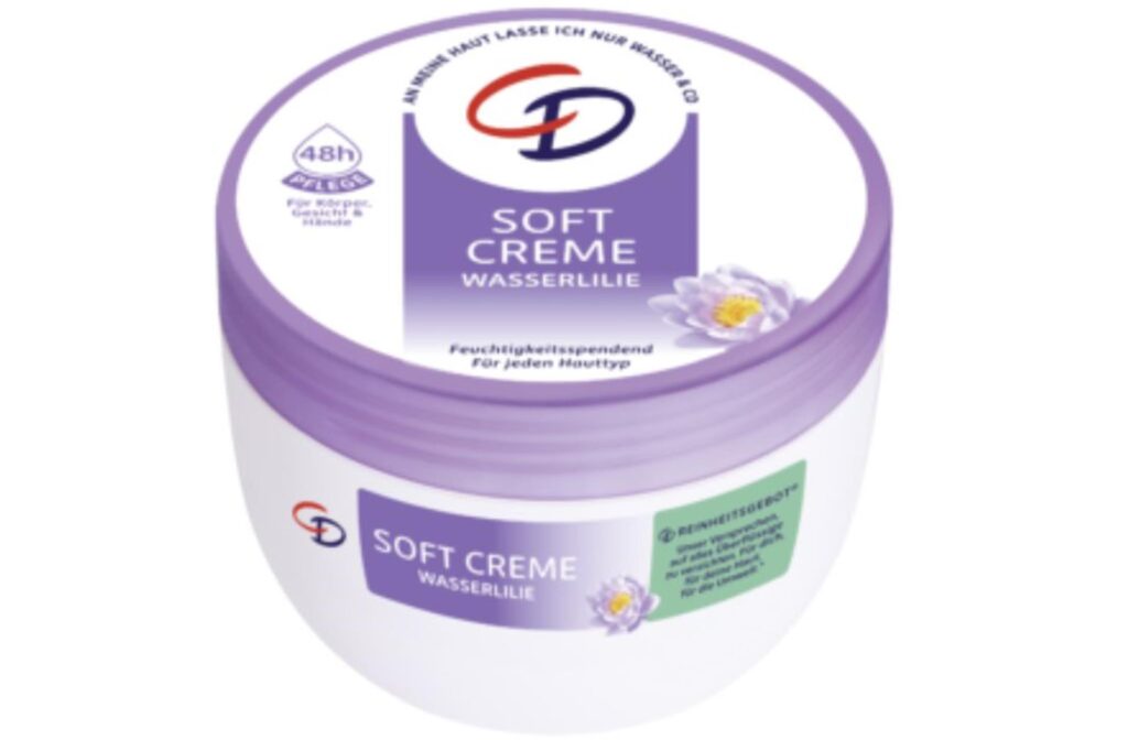 Ein Tiegel der CD Softcreme Wasserlilie Ein Tiegel der CD Softcreme Wasserlilie