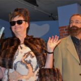Andrea Langener und Christoph Sebbel auf der Theaterbühne