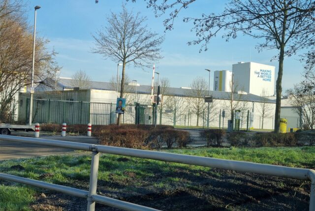Blick auf das Werk von St. Gobain/Weber in Datteln-Natrop.