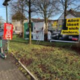 Wahlplakate in Herten-Süd.