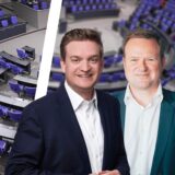 Die Direktkandidaten Michael Breilmann (l., CDU) und Frank Schwabe (SPD) machen den Sieg im Wahlkreis Recklinghausen I zu 100 Prozent unter sich aus, prognostiziert das Wahlforschungsinstitut election.de. Mit 60 Prozent Wahrscheinlichkeit sagt es seinen Sieg von Schwabe voraus.