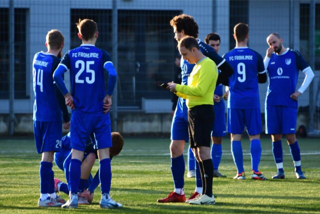 Ein Spieler des FC Frohlinde tauchte länger nicht in der Aufstellung auf.