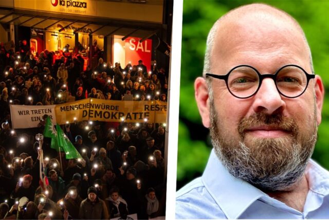 Thorsten Huxel hat einen Demo-Song geschrieben. Der Song soll am Freitag auf der Demo Premiere feiern und zum „Leuchten“ aufrufen.