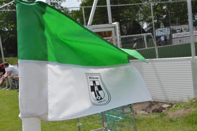 Fußball; Kreisliga A1. Eine Eckfahne auf der Platzanlage des BVH Dorsten.