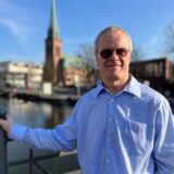 Peter Müller an der Wall- und Grabenanlage in Dorsten