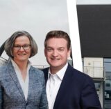 NRW-Ministerin Ina Scharrenbach und CDU-Politiker Michael Breilmann in einer Montage vor dem DIEZE in Castrop-Rauxel.