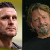 Sebastian Kehl und Sven Mislintat schauen zur Seite.