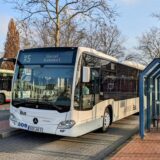 Ein Bus am Busbahnhof in Dorsten