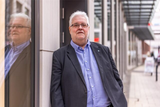 Heiner Garbe (AfD) kandidiert im Wahlkreis Dortmund I für den Bundestag.