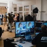 Mit großem Besteck im Wahlstudio: Bei der Wahlarena trafen in der Redaktion der Ruhr Nachrichten in Castrop-Rauxel am 6.2.2025 sieben Direktkandidaten zur Bundestagswahl aus dem Wahlkreis 120 Recklinghausen I aufeinander.