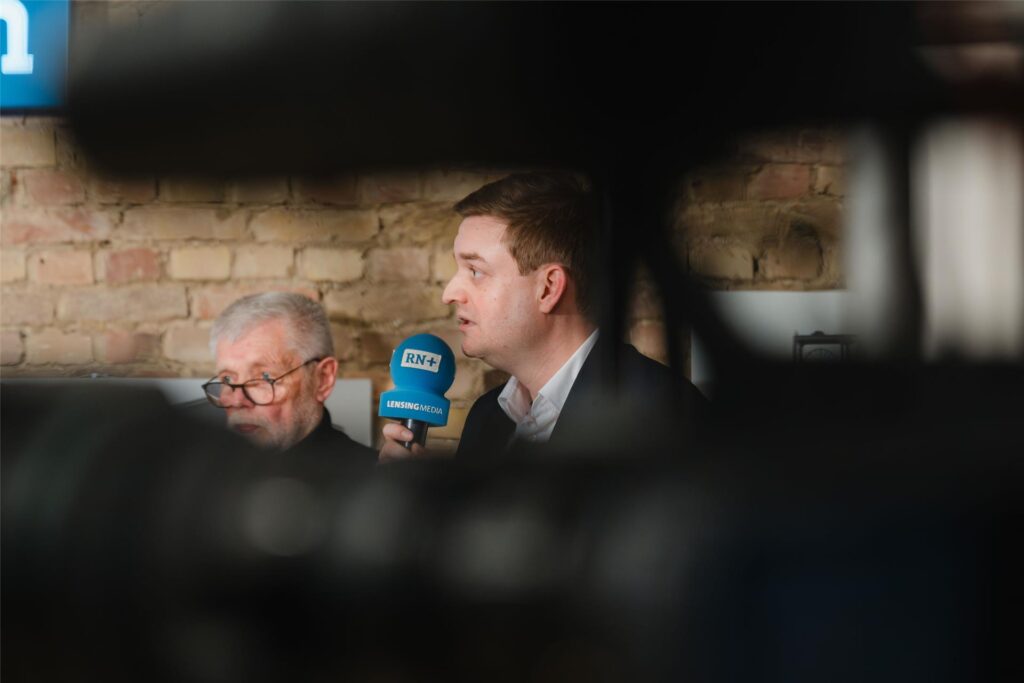 Michael Breilmann (CDU): Bei der Wahlarena trafen in der Redaktion der Ruhr Nachrichten in Castrop-Rauxel am 6.2.2025 sieben Direktkandidaten zur Bundestagswahl aus dem Wahlkreis 120 Recklinghausen I aufeinander.