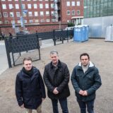 Die Vertreter der Stadt Dortmund auf der Fläche.