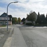 Bildkombo: links Kreuzung Langenacker/Westheide, rechts Anwohner Nenad Nemarnik.