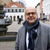 Andreas Bucksteeg auf dem Marktplatz in Dorsten