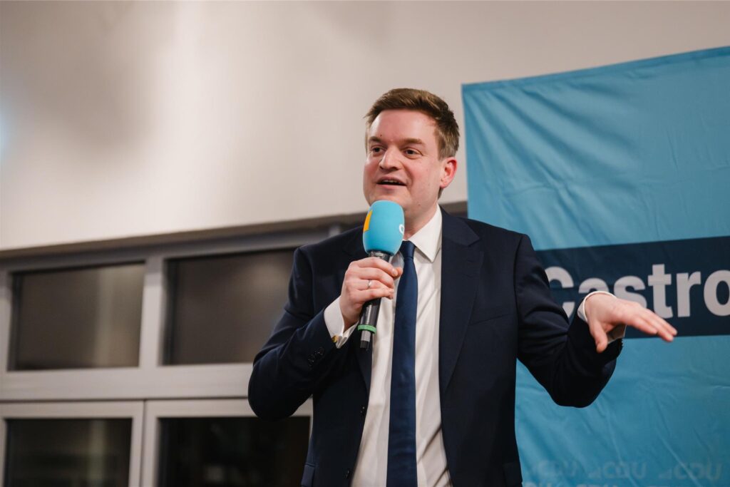 Michael Breilmann befindet sich mitten im Wahlkampf. Er will erneut in den Bundestag einziehen.