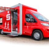 Der Sparkassen-Bus der Sparkasse Vest Recklinghausen wird wegen des Warnstreiks der Gewerkschaft Verdi am Mittwoch (12.2.) nicht im Einsatz sein wird.