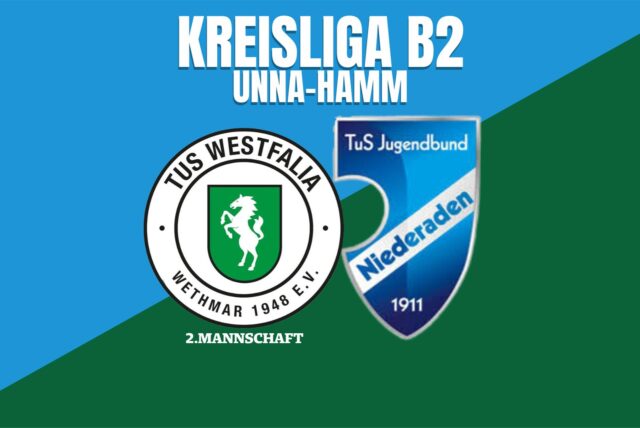 Eine Grafik von TuS Westfalia Wethmar II spielt gegen den TuS Niederaden.