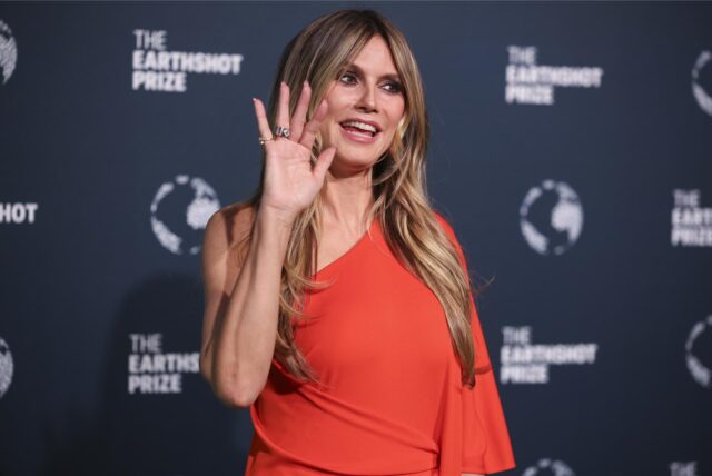 Heidi Klum auf dem roten Teppich.