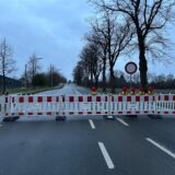 gesperrte Straße
