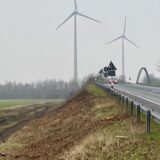 Blick auf Mengeder Straße vor der Drucksbrücke in Waltrop.
