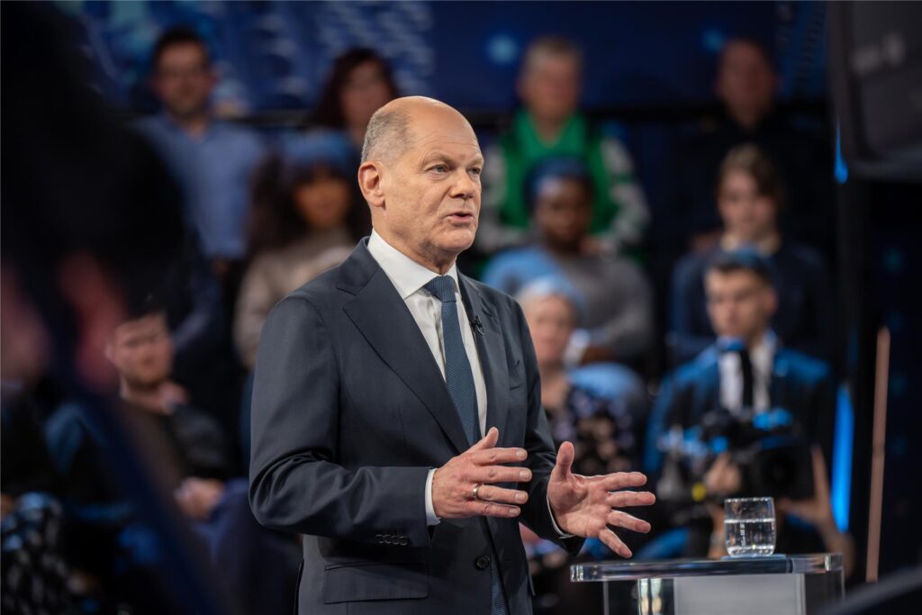 Bundeskanzler Olaf Scholz (SPD).