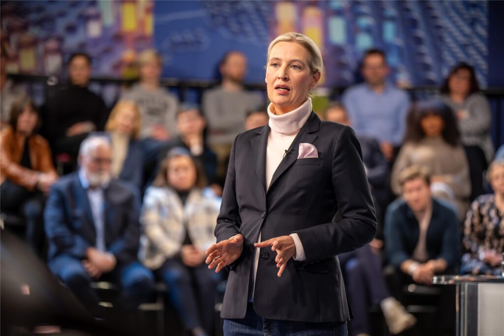 Alice Weidel, Kanzlerkandidatin der AfD.