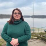 Sandra Bücken-Kramps am Silbersee in Haltern
