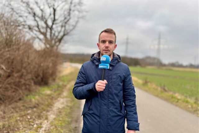 Unser Reporter Tewe Schefer am Tag nach dem Todesfall von der Pöppinghauser Straße. Hier wurde am Donnerstagabend ein Mann Opfer eines Gewaltverbrechens.