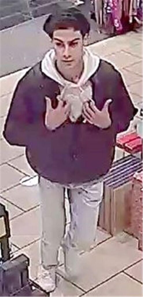 Die Polizei sucht nach zehn Tatverdächtigen.