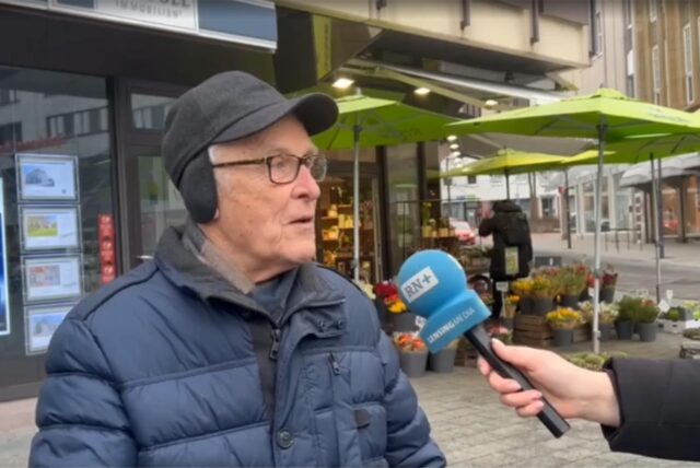 Georg Kirch-Helle (86) ist vor der Bundestagswahl am Sonntag (23.2.) gelassen.