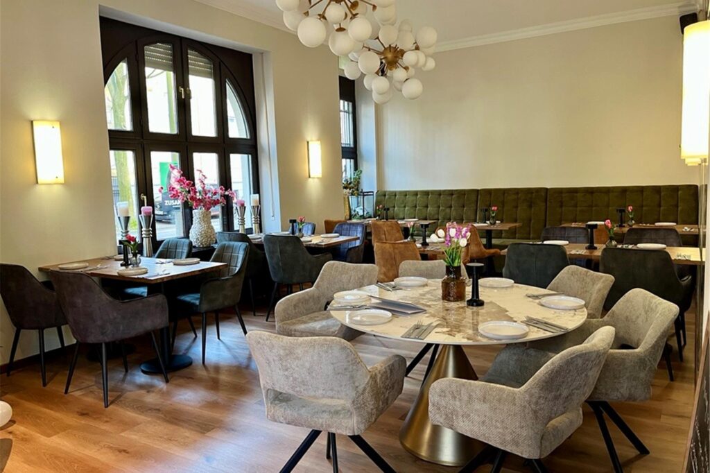 Interieur des neuen Restaurants 
