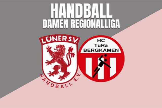 Die Logos des Lüner SV Handball und des HC TuRa Bergkamen.