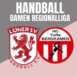 Die Logos des Lüner SV Handball und des HC TuRa Bergkamen.