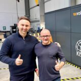 KIS-Geschäftsführer Tim Kohlhaas (l.) und Ralf Klette (Leitung Nachhaltigkeitsmanagement)