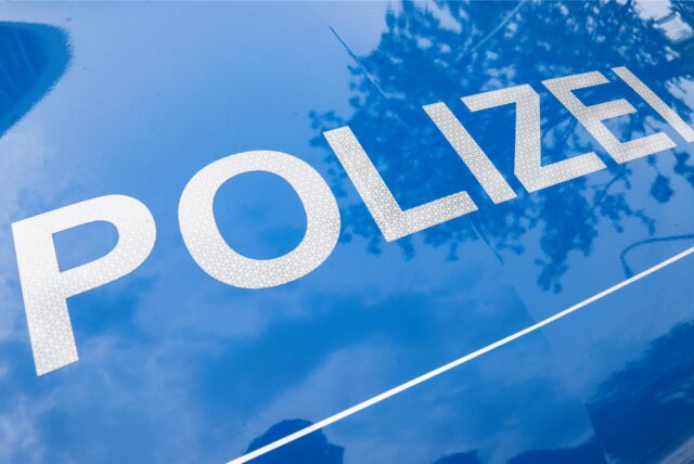 Detail eines Polizeiwagens
