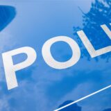 Detail eines Polizeiwagens