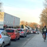 Stau auf dem Hacheneyer Kirchweg.