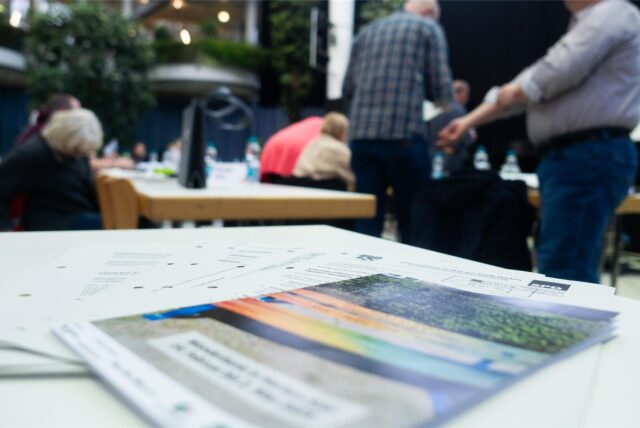 Ein Blick in die beginnende Ratssitzung am 19.2. im Glashaus Herten.